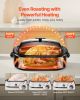Roaster Oven, 18QT Electric Roaster Oven, 150-450°F Adjustable Temperature Electric Roasting Pan