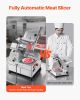 VEVOR Automatic Meat Slicer, 500W, Electric Deli Slicer Machine with 10 inch Sharp 75Cr1 Steel Blade, 0-0.67 inch Adjustable Thickness